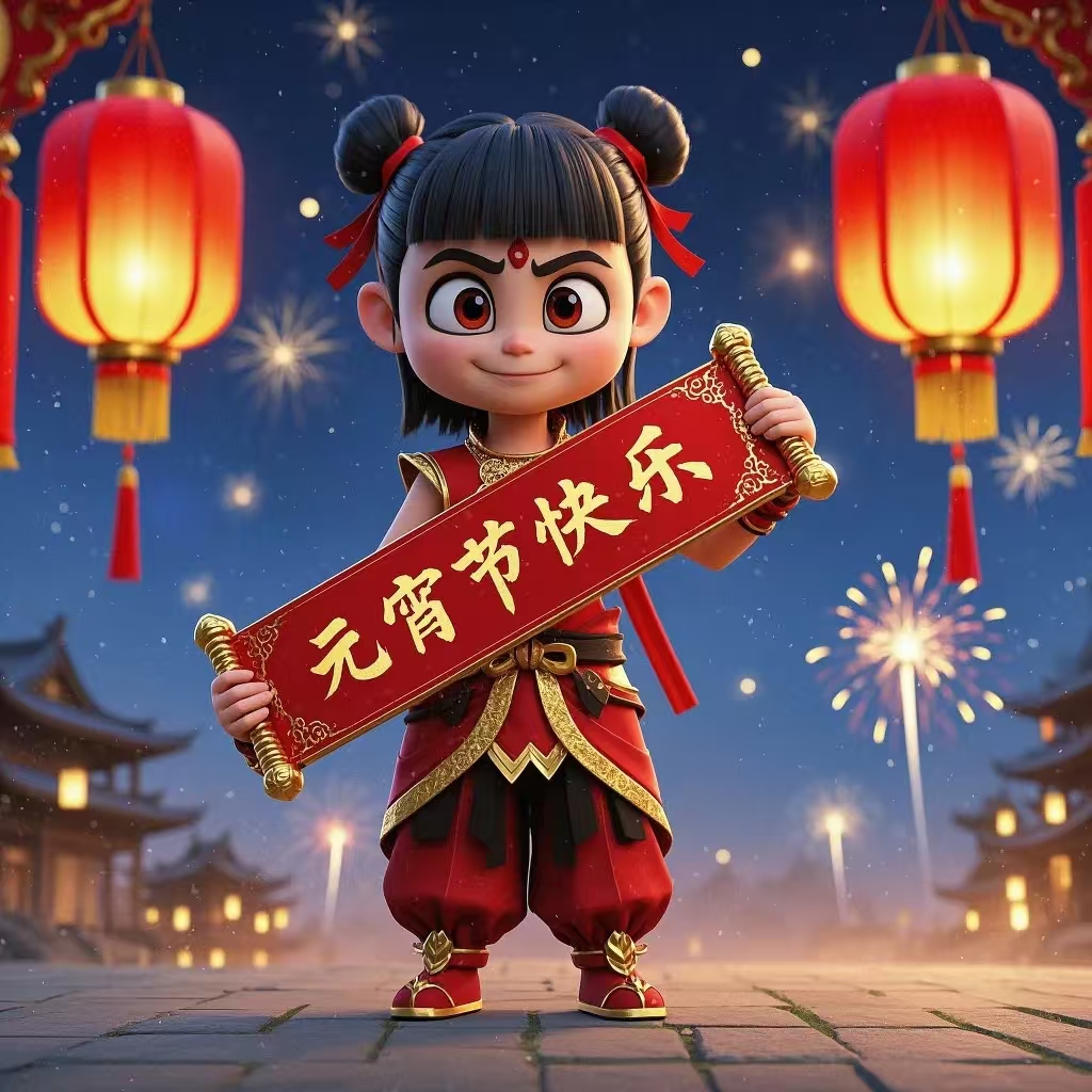 祝大家元宵节快乐！